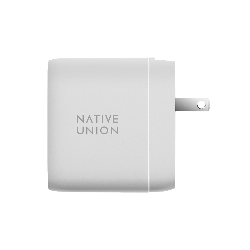 Сетевое зарядное устройство Native Union Fast GaN Charger 2 USB-C, PD, 67 Вт, белый