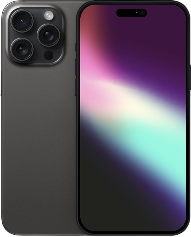 Apple iPhone 15 Pro Max, 512 ГБ, Чёрный титан